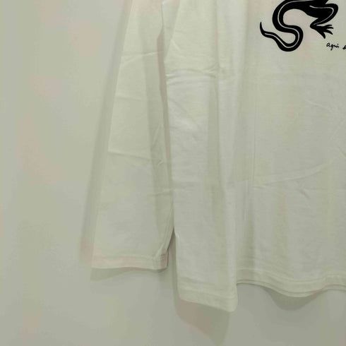 アニエスベー agnes b. PARIS リザード ロングスリーブカットソー レディース T3