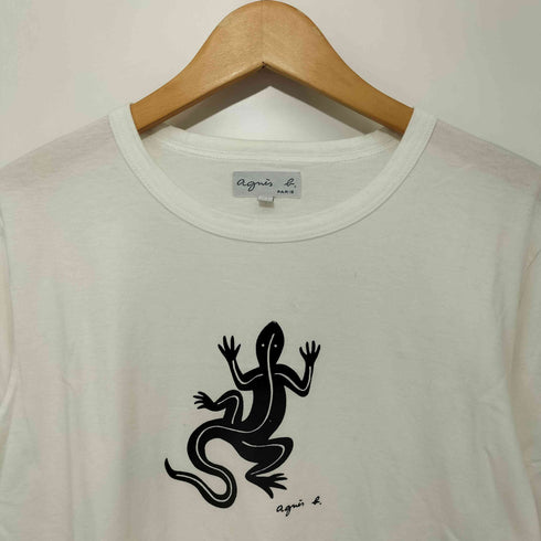 アニエスベー agnes b. PARIS リザード ロングスリーブカットソー レディース T3