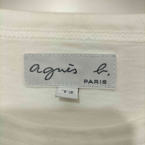 アニエスベー agnes b. PARIS リザード ロングスリーブカットソー レディース T3