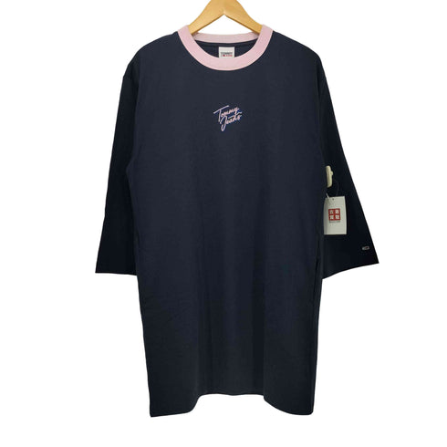 トミージーンズ tommy jeans TJW LOGO LONG SLV TEE DRESS レディース JPN:M