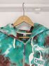 チャムス CHUMS BOOBY LOGO ZIP PARKA タイダイ メンズ JPN:S