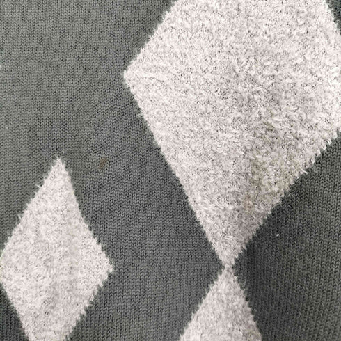 エンポリオアルマーニ EMPORIO ARMANI ダイヤパターン Vネックニット メンズ EUR:46