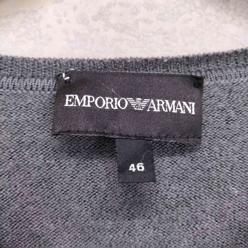 エンポリオアルマーニ EMPORIO ARMANI ダイヤパターン Vネックニット メンズ EUR:46