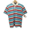 バーバリアン BARBARIAN 90S カナダ製 ボーダー S/S ポロシャツ メンズ import:XS