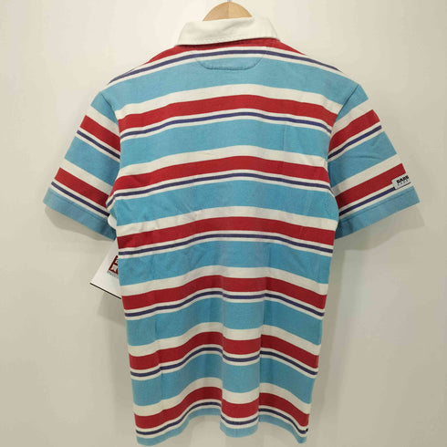 バーバリアン BARBARIAN 90S カナダ製 ボーダー S/S ポロシャツ メンズ import:XS