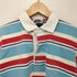バーバリアン BARBARIAN 90S カナダ製 ボーダー S/S ポロシャツ メンズ import:XS