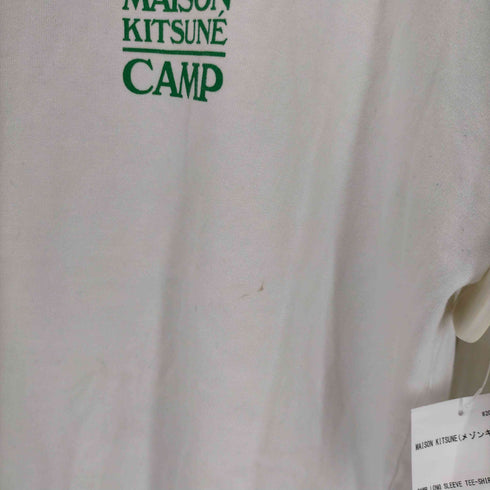 メゾンキツネ MAISON KITSUNE CAMP LONG SLEEVE TEE-SHIRT メンズ JPN:XL