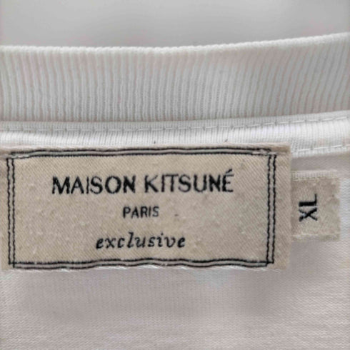 メゾンキツネ MAISON KITSUNE CAMP LONG SLEEVE TEE-SHIRT メンズ JPN:XL
