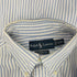 ラルフローレン RALPH LAUREN CLASSIC FIT ポニー刺しゅう ストライプ柄 ボタンダウンシャツ メンズ JPN:L