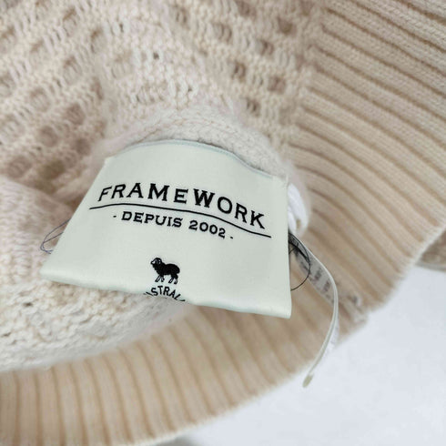 フレームワーク FRAMeWORK アランBack開きカーディガン レディース