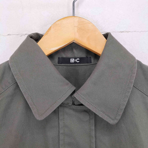 ユニクロシー UNIQLO:C 24SS コットンブレンドドローストリングジャケット レディース JPN:M