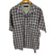 ユナイテッドアローズグリーンレーベルリラクシング UNITED ARROWS green label relaxing T/Wトロ チェック オープンカラー 半袖 シャツ メンズ JPN:M