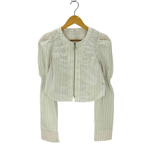 スライ SLY FRONT ZIP SHIRRING ブラウス レディース FREE