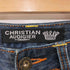クリスチャンオードジェー CHRISTIAN AUDIGIER y2k タイガー ダガーナイフ刺繍 デニムパンツ レディース 27×33