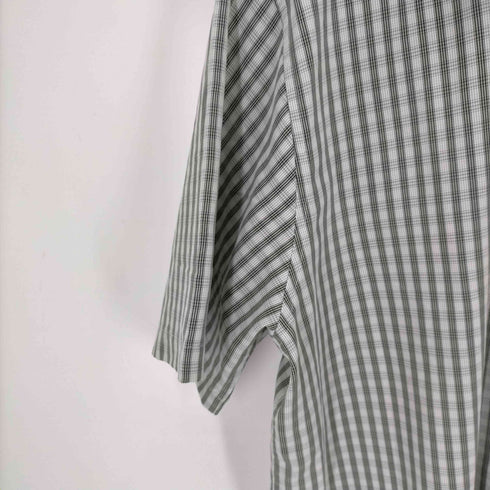 ペリーエリス PERRY ELLIS オープンカラーS/S ボックス チェックシャツ メンズ import:L