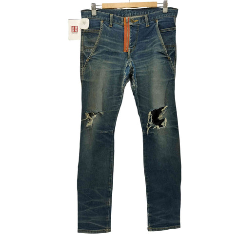 y2k ダメージデニムパンツ メンズ JPN:L