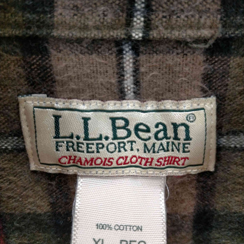 エルエルビーン L.L.Bean エルサルバドル製 シャモアクロスシャツ メンズ import:XL