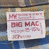 ビッグマック BIG MAC 70s フランネルシャツ メンズ import:M