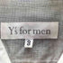 ワイズフォーメン Ys for men 90S 白タグ ロングスリーブシャツ メンズ 3