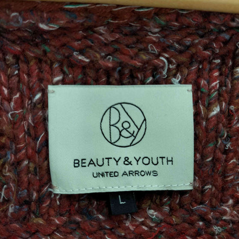 ビューティーアンドユースユナイテッドアローズ BEAUTY & YOUTH UNITED ARROWS カラーネップ ショールカラーカーディガン メンズ JPN:L