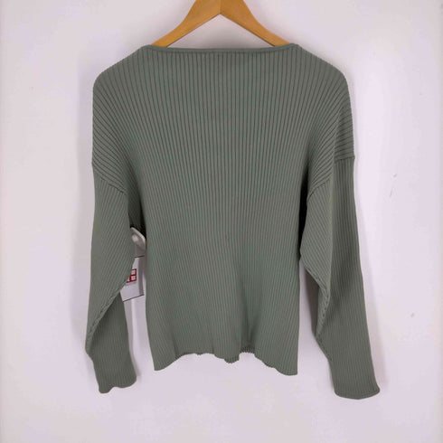 ミラオーウェン Mila Owen 2WAY Vネックリブニット レディース JPN:0