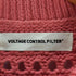 VOLTAGE CONTROL FILTER MESH BORDER TIGHT KNIT POLO レディース FREE