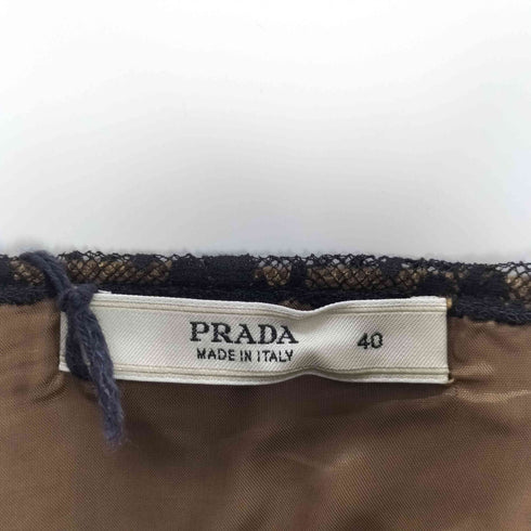 プラダ PRADA ノースリーブ ウールキャミワンピース レディース JPN:40