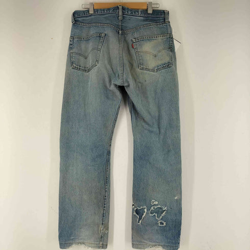リーバイス Levis 70年製 66前期 501 デニムパンツ USA製 ボタン裏6 バックポケットシングルステッチ メンズ 36×36