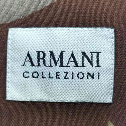 アルマーニコレツィオーニ ARMANI COLLEZIONI レーヨンライク 総柄 アロハシャツ メンズ