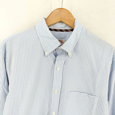 ブルックスブラザーズレッドフリース BROOKS BROTHERS REDFLEECE L/S チェック柄シャツ メンズ import:L