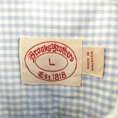 ブルックスブラザーズレッドフリース BROOKS BROTHERS REDFLEECE L/S チェック柄シャツ メンズ import:L