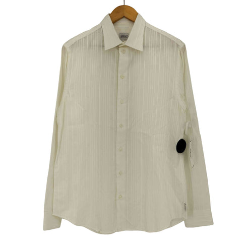 アルマーニコレツィオーニ ARMANI COLLEZIONI ピンタック ストライプ ドレスシャツ メンズ