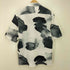 ザラ ZARA 水墨画 総柄 シアサッカー S/S シャツ メンズ import:S