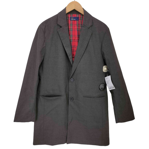 フレッドペリー FRED PERRY Chesterfield Coat 裏地 タータンチェック チェスター コート メンズ import:S