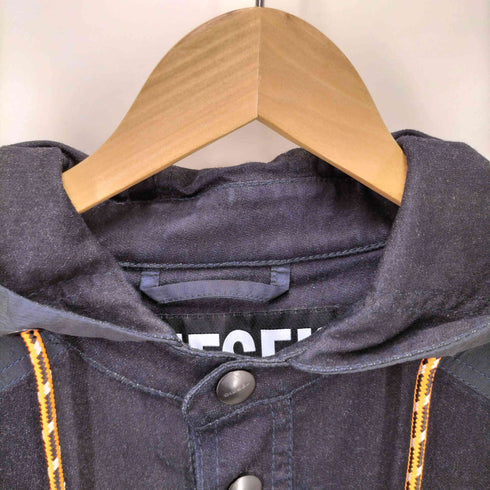 ディーゼル DIESEL 19SS D-SIMILAR JOGG JEANS デニム ファブリック 切替 モッズコート メンズ import:S