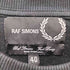 ラフシモンズ RAF SIMONS 18SS Taped Detail Sweatshirt ロゴ 刺繍 テープ ディテール スウェット メンズ UK:40