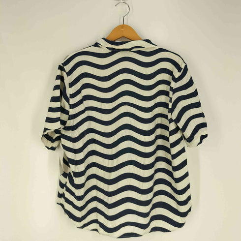 ユニクロ UNIQLO リネンブレンドオープンカラーシャツ レディース JPN:XL