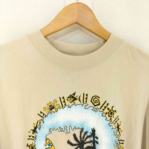 VALERIO ACTIVE WEAR NEXT サーファープリント クルーネックTシャツ メンズ import:XL