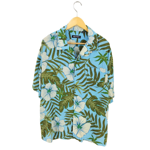 ピューリタン PURITAN レーヨン オープンカラーシャツ メンズ import:XL