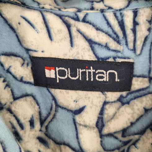 ピューリタン PURITAN レーヨン オープンカラーシャツ メンズ import:L