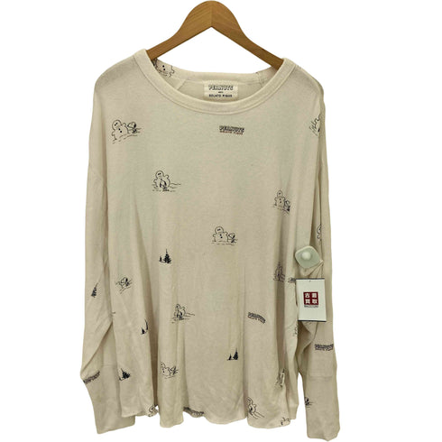 ジェラートピケ gelato pique キャラクター プリント L/S ニット メンズ JPN:M