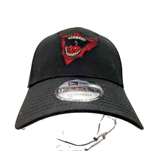 ニューエラ NEW ERA 9FORTY LAUGHING SMILE ADJUSTABLE CAP ジョーカー アメコミ キャラクター 刺繍 6パネル ベースボール キャップ メンズ