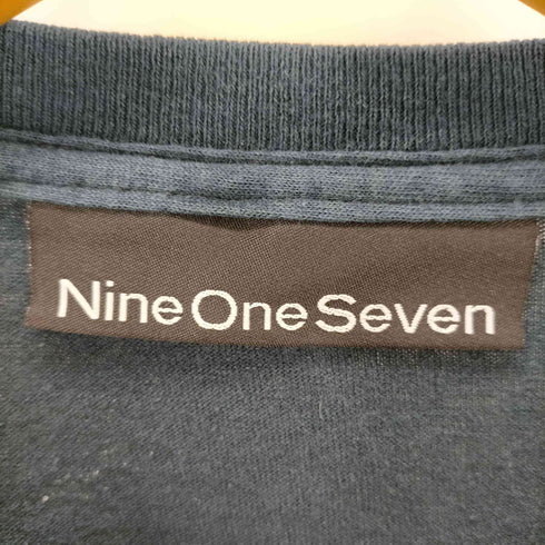 ナインワンセブン NINE ONE SEVEN ナンバープリント クルーネックTシャツ メンズ