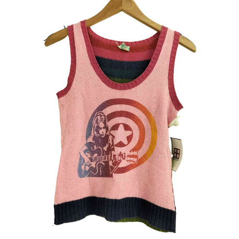 ヒステリックグラマー HYSTERIC GLAMOUR 90s バックボーダー ノースリーブニット レディース FREE