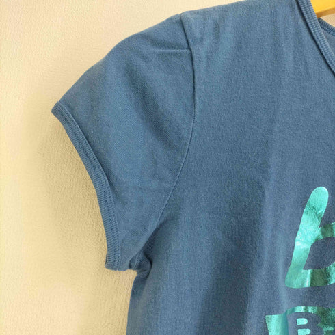 バーバリーブルーレーベル BURBERRY BLUE LABEL boys BASEBALL プリント フレンチスリーブカットソー レディース M