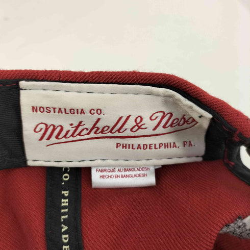 ミッチェルアンドネス mitchell&ness グリーンブリム 6パネルキャップ メンズ