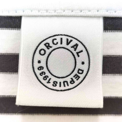 オーチバル ORCIVAL BOAT NECK L/S WIDE PO ワイド クルーネック ボーダー カットソー レディース