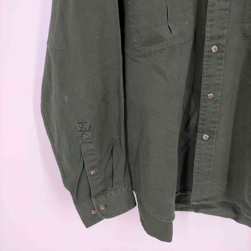 ランズエンド LANDS END フィリピン製 両フラップ レギュラーカラーシャツ メンズ JPN:XL 17-17 1/7