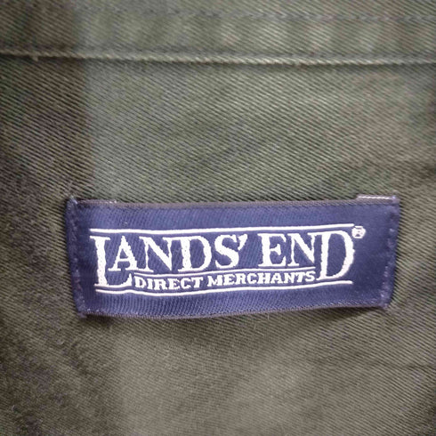 ランズエンド LANDS END フィリピン製 両フラップ レギュラーカラーシャツ メンズ JPN:XL 17-17 1/7