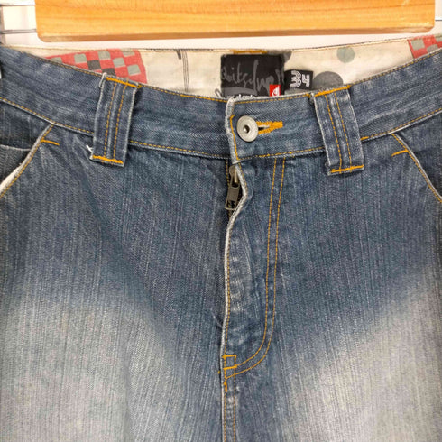 クイックシルバー Quiksilver 90~00s デザインデニムショーツ メンズ 34